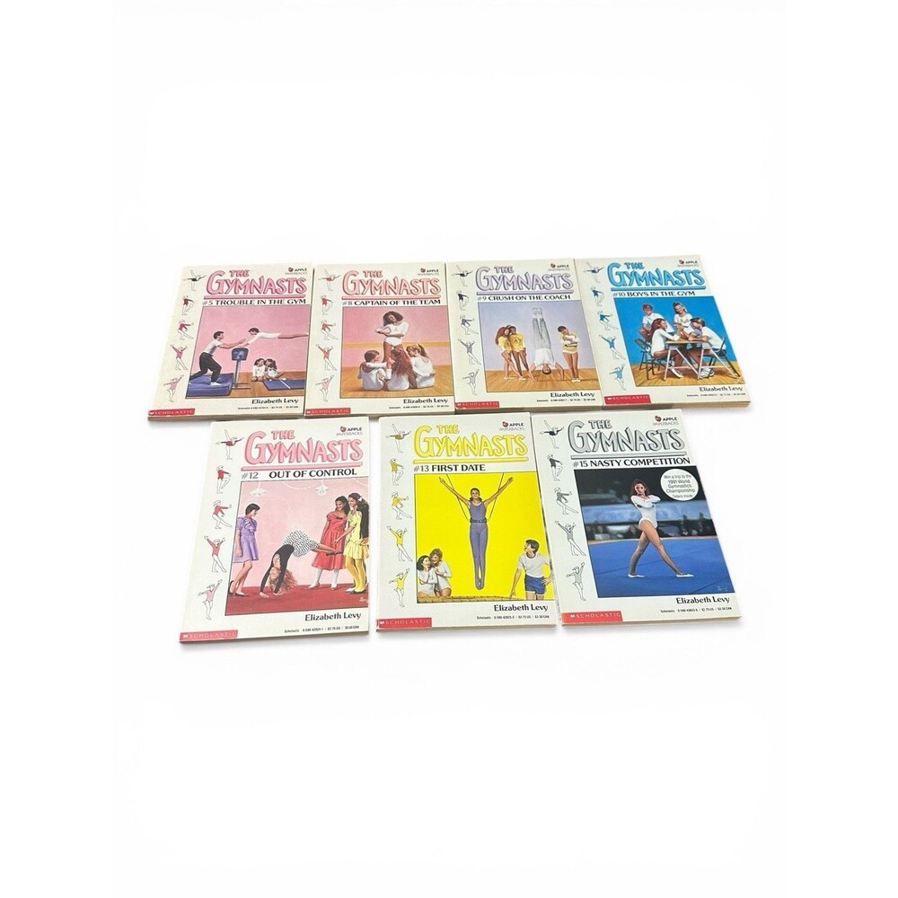 The Gymnasts & Junior Gymnasts: Lot of 9 books Elizabeth Levy Teddy Slater